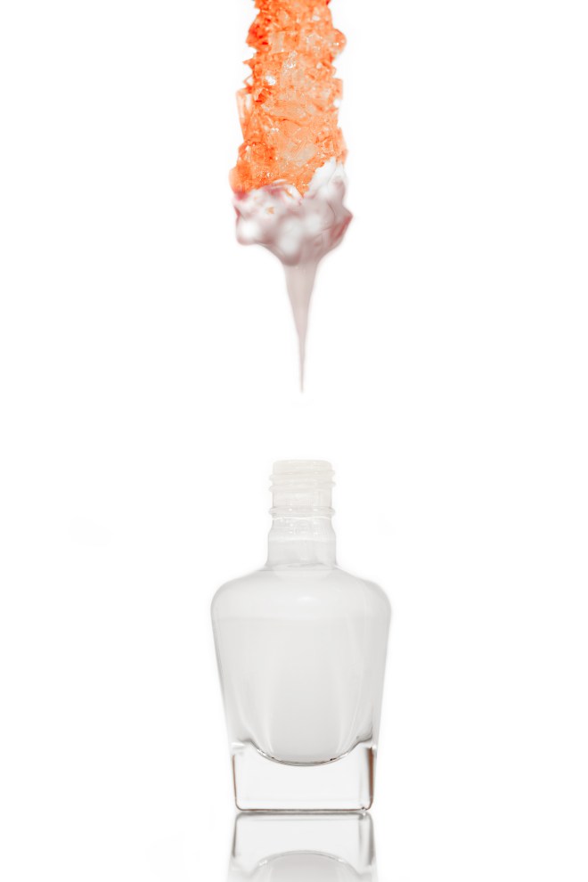 Nail Polish with Rock Candy