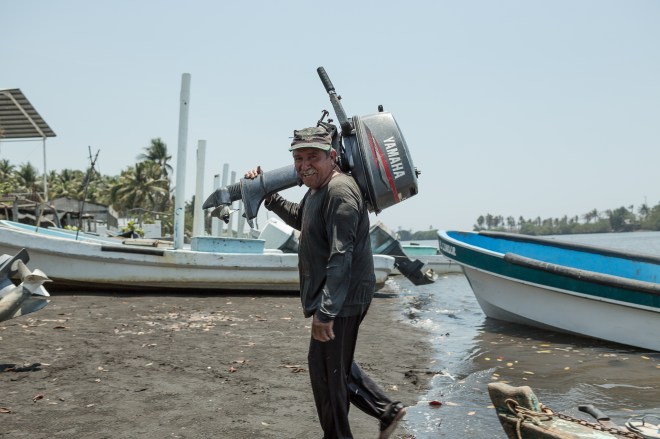 Grundens recreational sportfishing clothing line in Guatemala