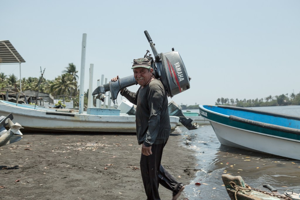 Grundens recreational sportfishing clothing line in Guatemala