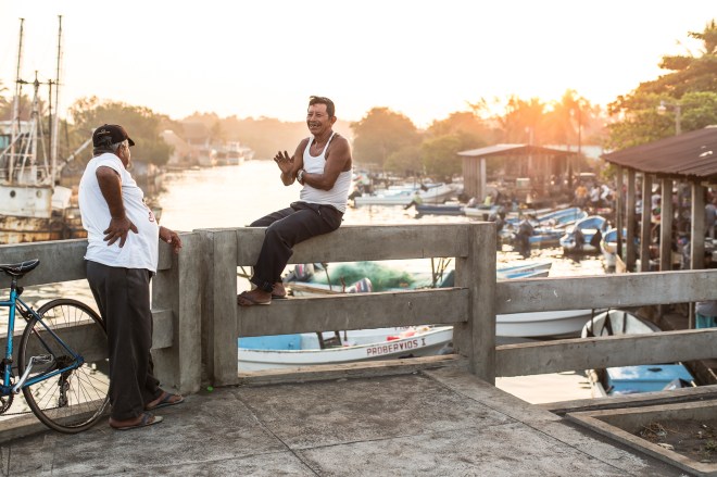 Grundens recreational sportfishing clothing line in Guatemala