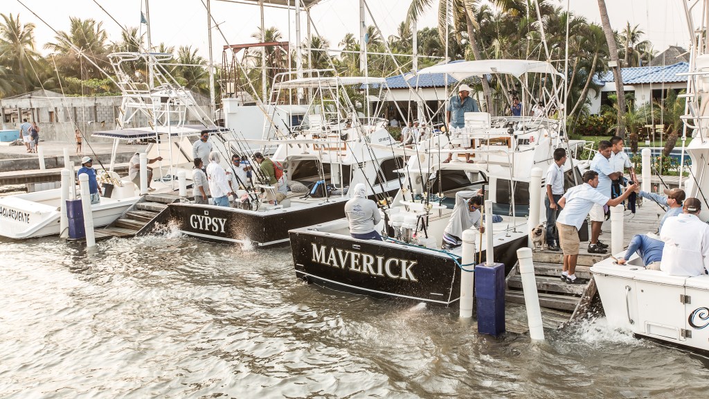 Grundens recreational sportfishing clothing line in Guatemala