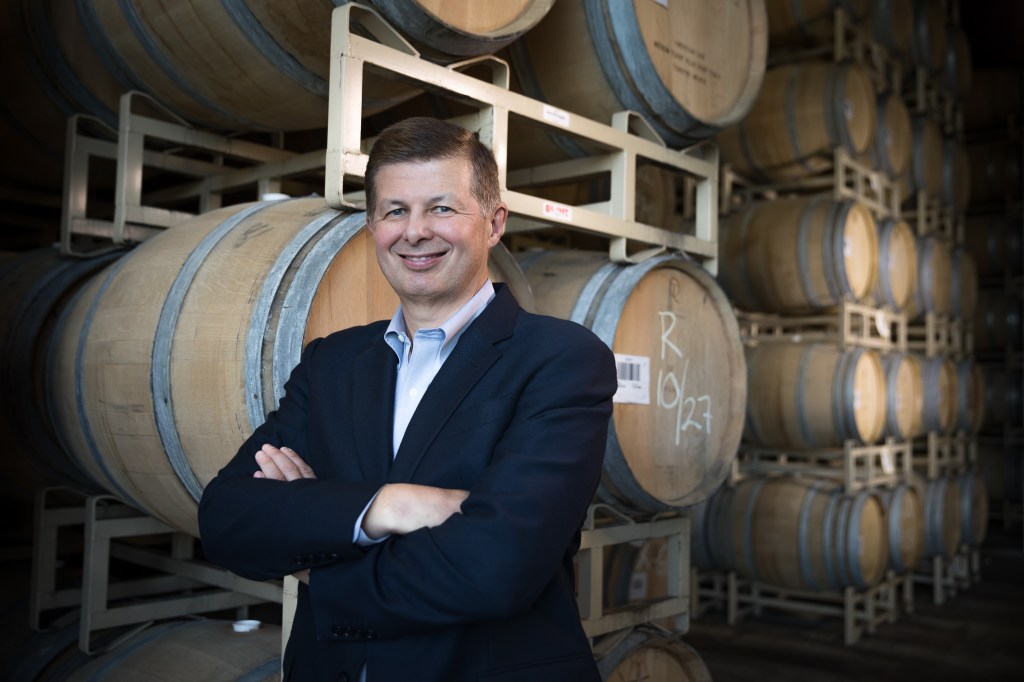 Ste. Michelle Wine Estates CEO Ted Baseler in Woodinville, WA